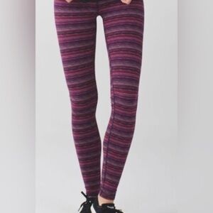 Lululemon Wunder Under Pant III Space Dye Twist Regal Plum Alarming 4